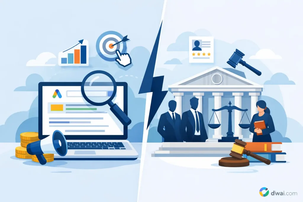 Google Ads vs Legal Directories for Law Firms